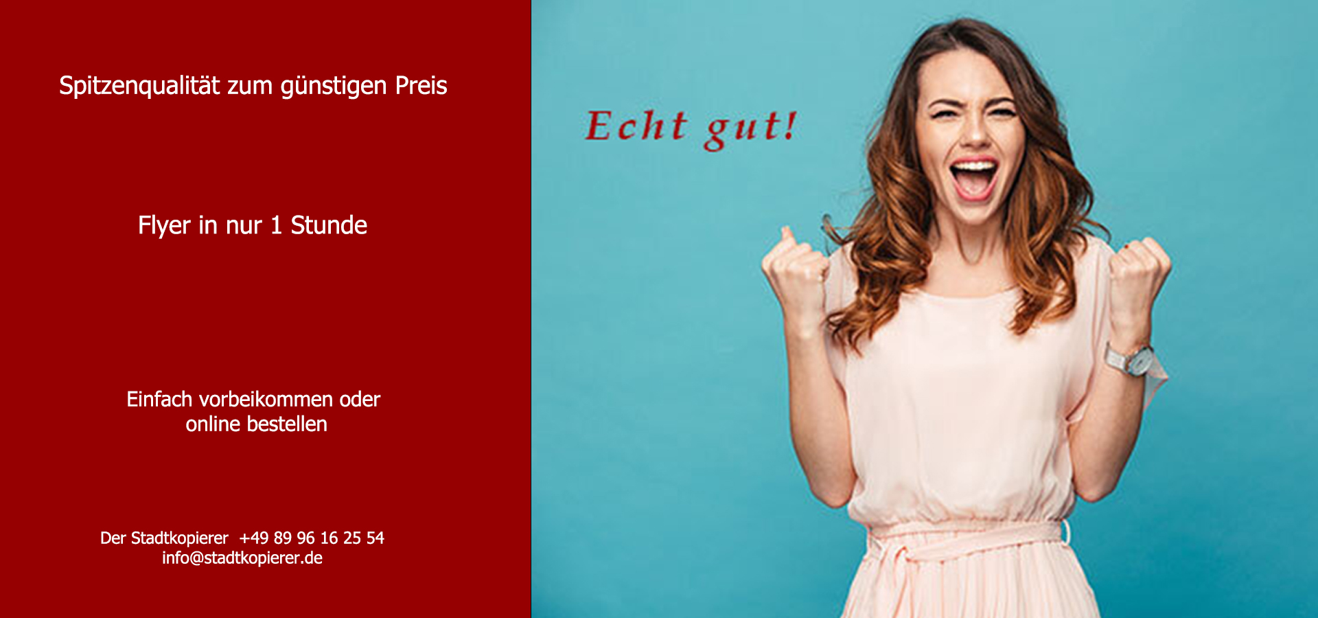 Flyer und Drucksachen im Copyshop München am Viktualienmarkt – Der Stadtkopierer